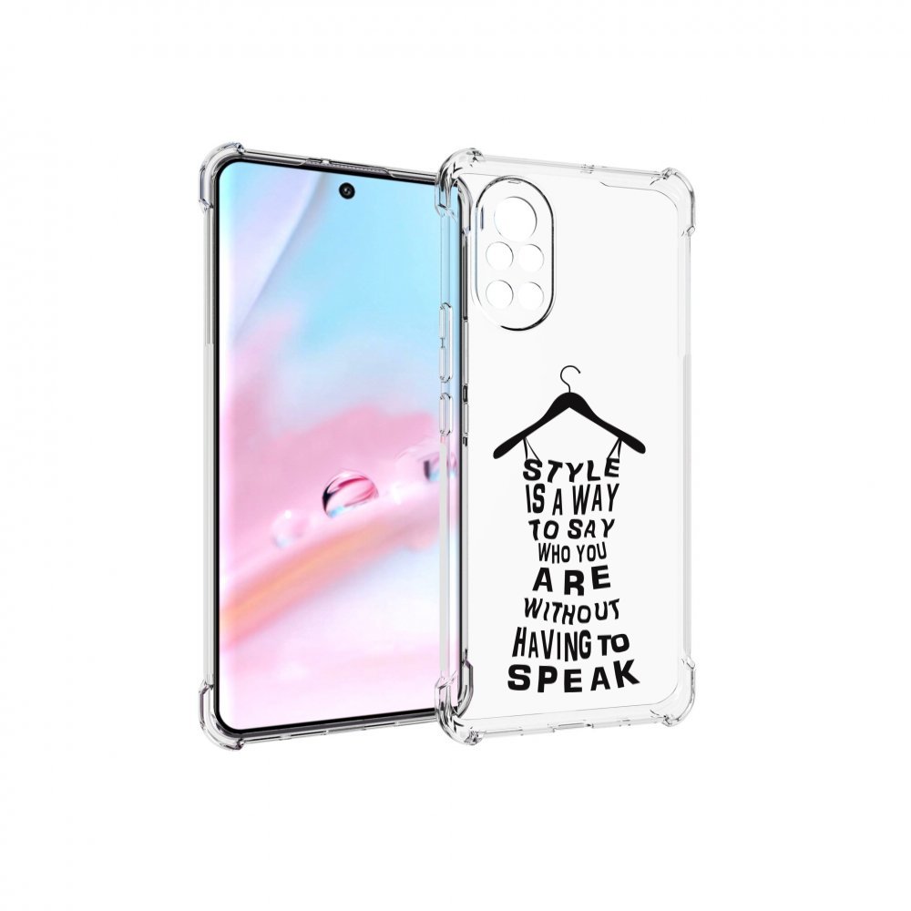 

Чехол MyPads Сарафан-из-слов для Huawei Nova 8 (ANG-LX1), Прозрачный, Tocco