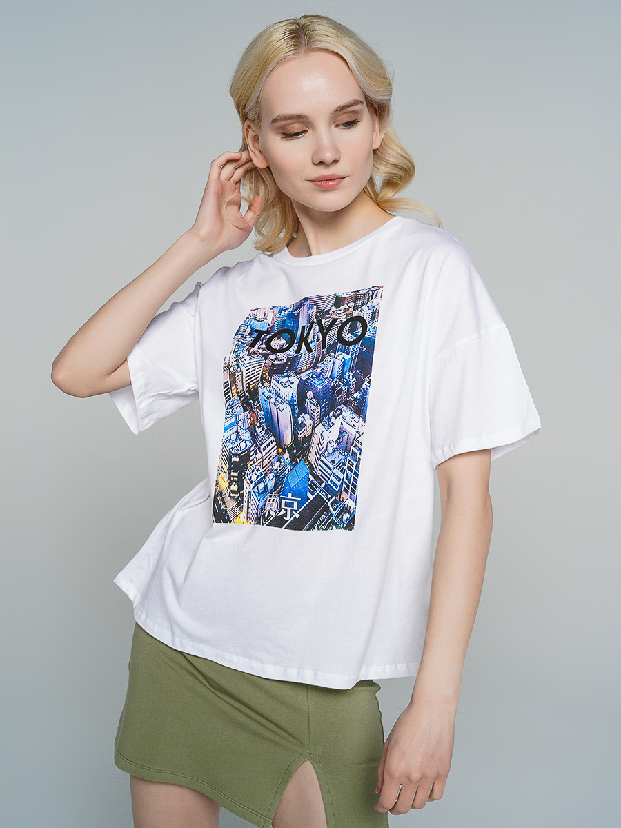 

Футболка женская ТВОЕ 80032 белая XS, 80032