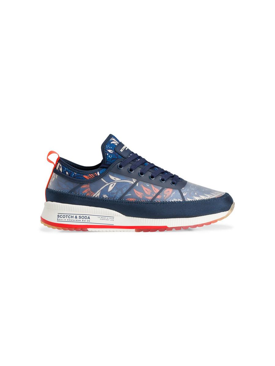 

Кроссовки мужские Scotch & Soda 001422012 синие 42 EU, Синий, 001422012