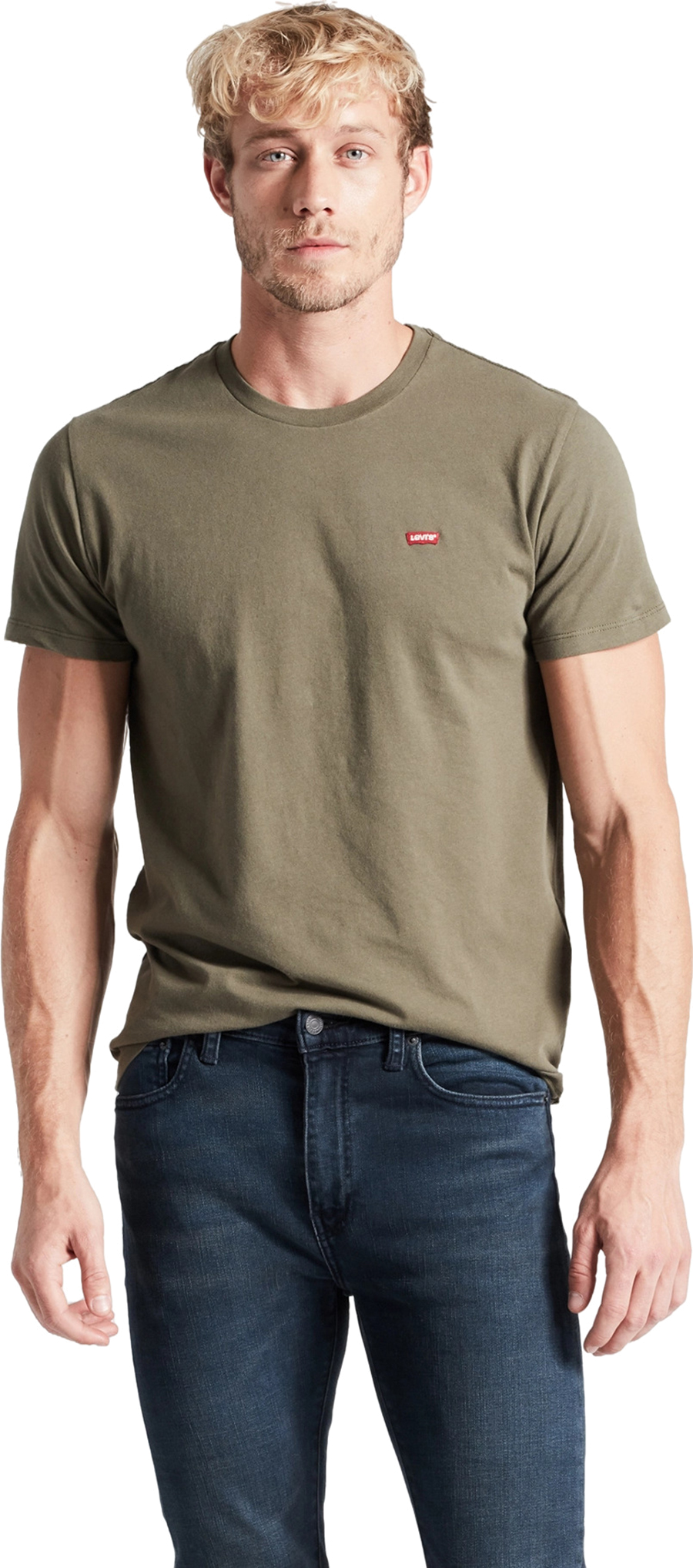 

Футболка мужская Levi's Men Original Housemark Tee зеленая XS, Зеленый, Men Original Housemark Tee