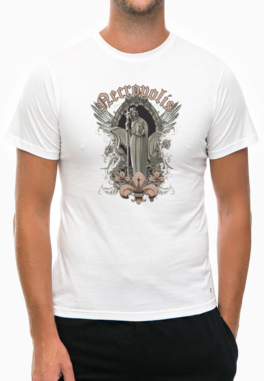 

Футболка унисекс NoBrand Acropolis белая XL, Белый, Acropolis