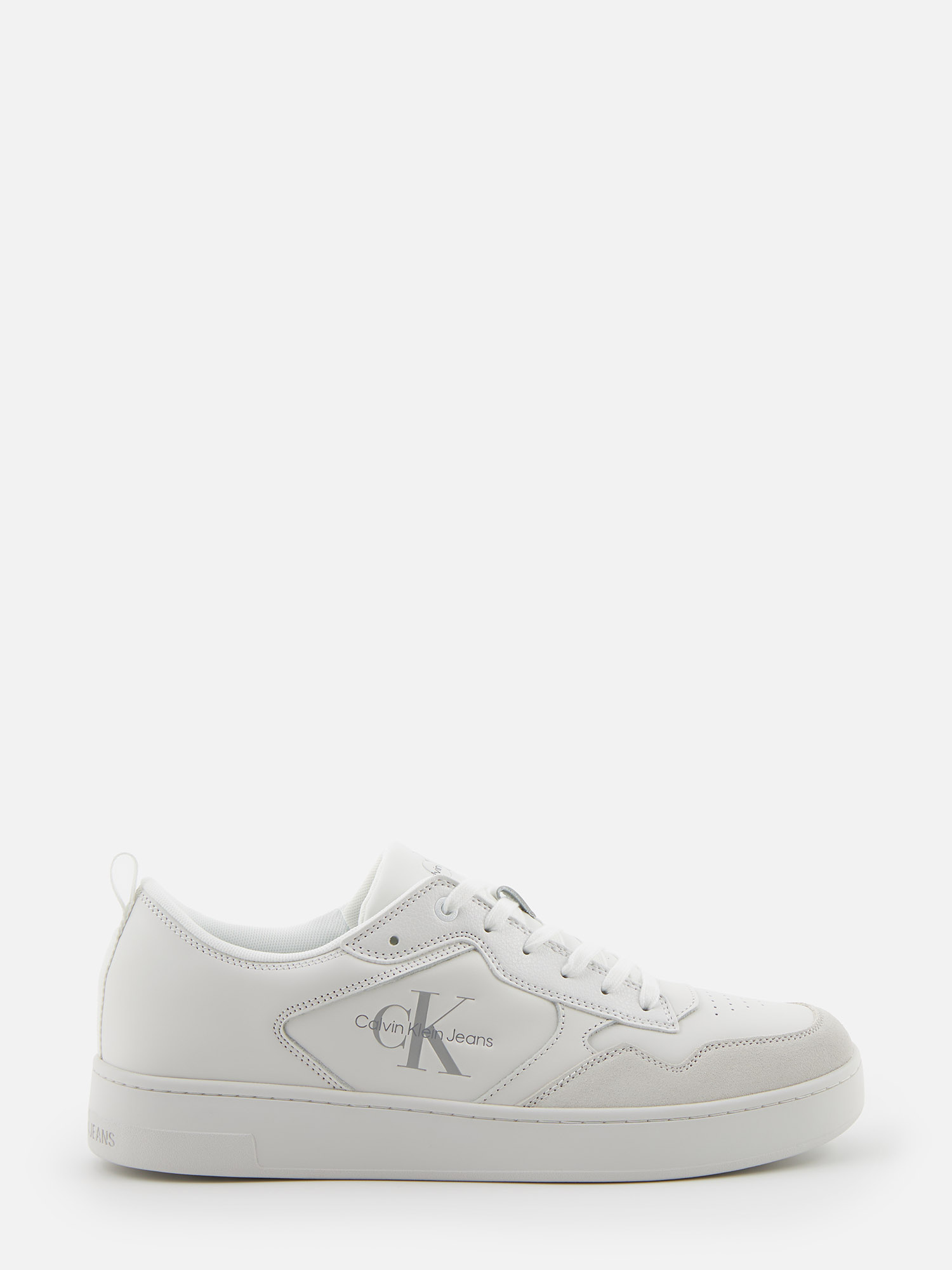

Кроссовки мужские Calvin Klein YM0YM005740K4 белые 45 EU, Белый, YM0YM005740K4