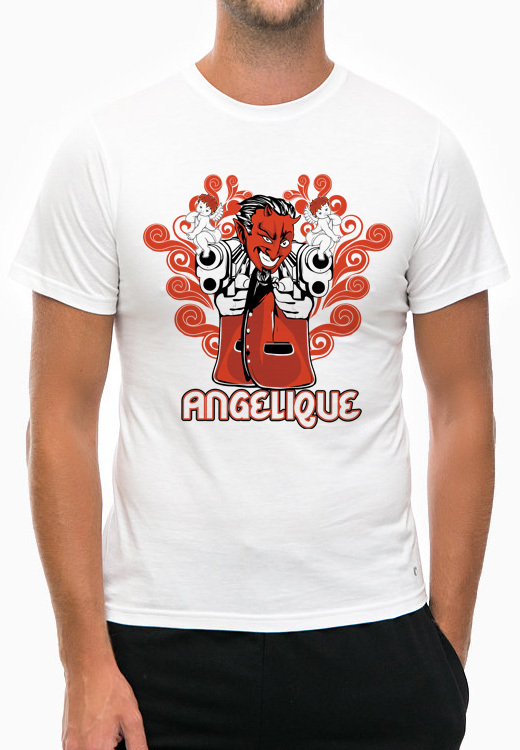 

Футболка унисекс NoBrand Angelique белая L, Белый, Angelique
