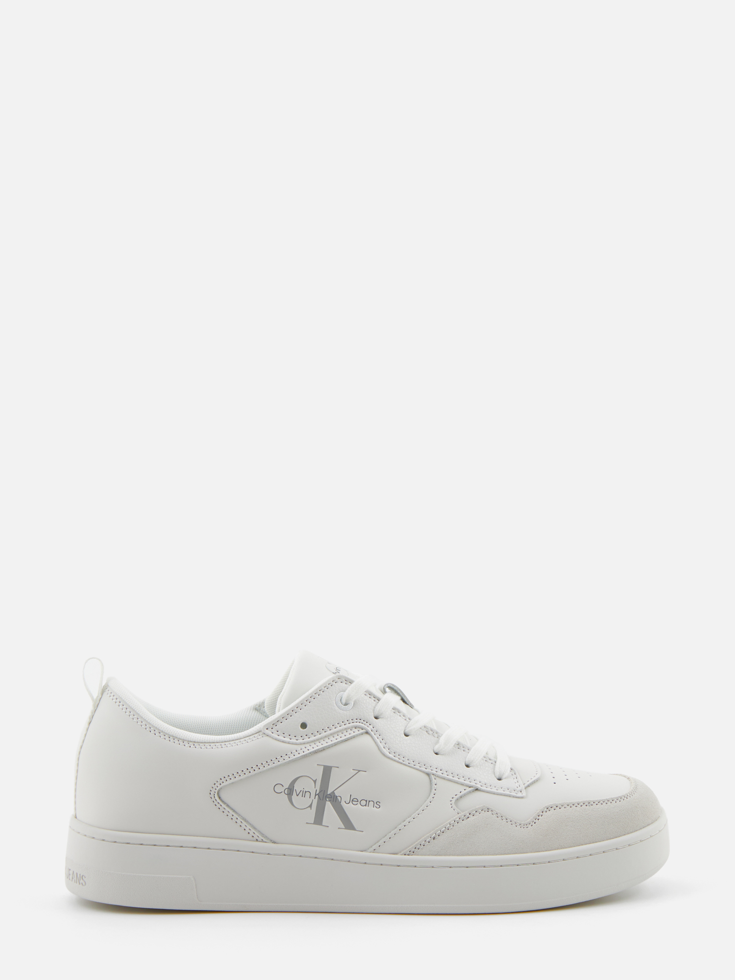 

Кроссовки мужские Calvin Klein YM0YM005740K4 белые 46 EU, Белый, YM0YM005740K4