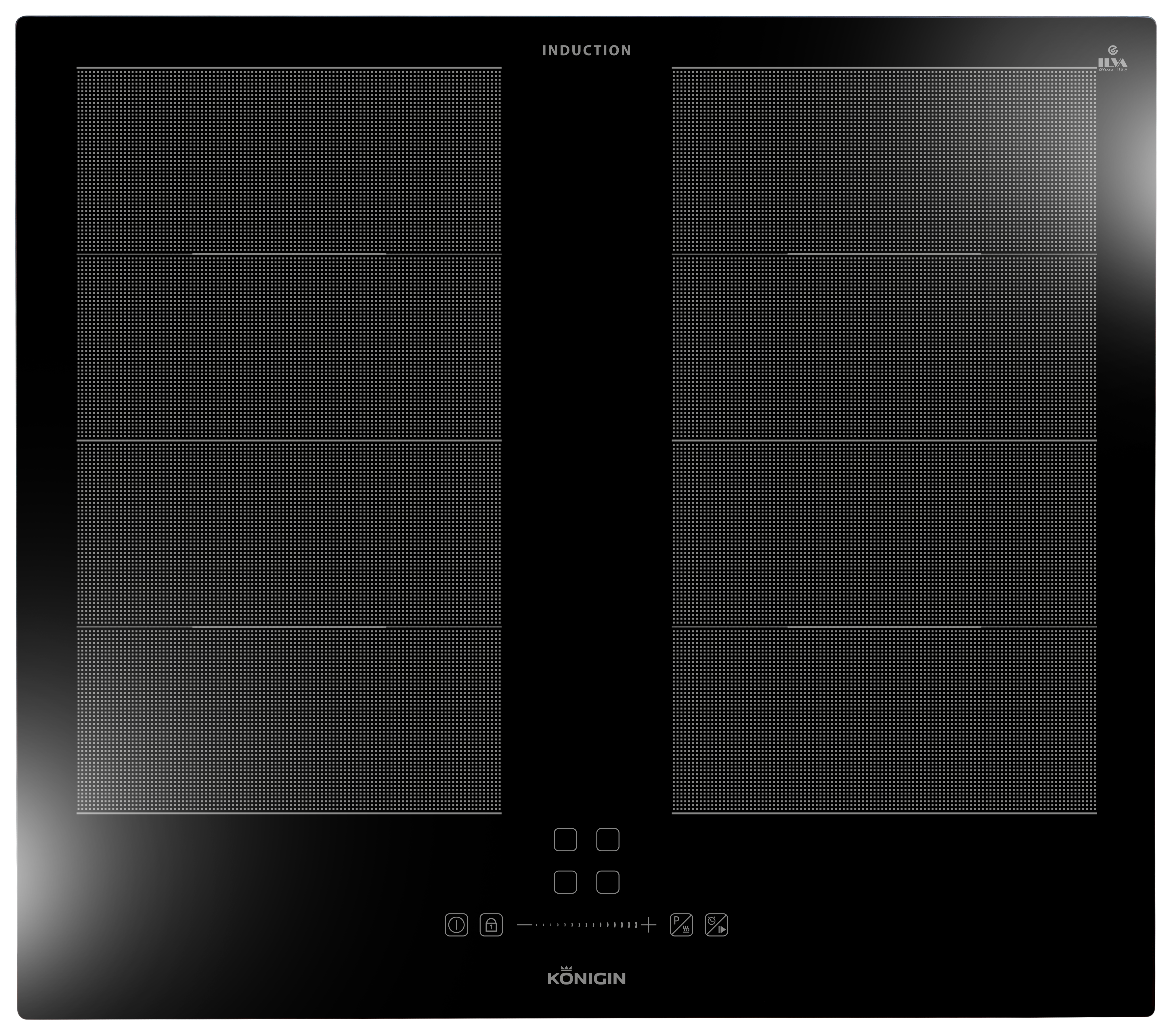 Встраиваемая варочная панель индукционная Konigin Lacerta I604 SB2BK черный