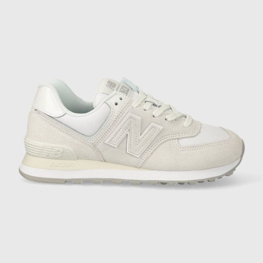 

Кроссовки женские New Balance WL574 белые 5 US, Белый, WL574