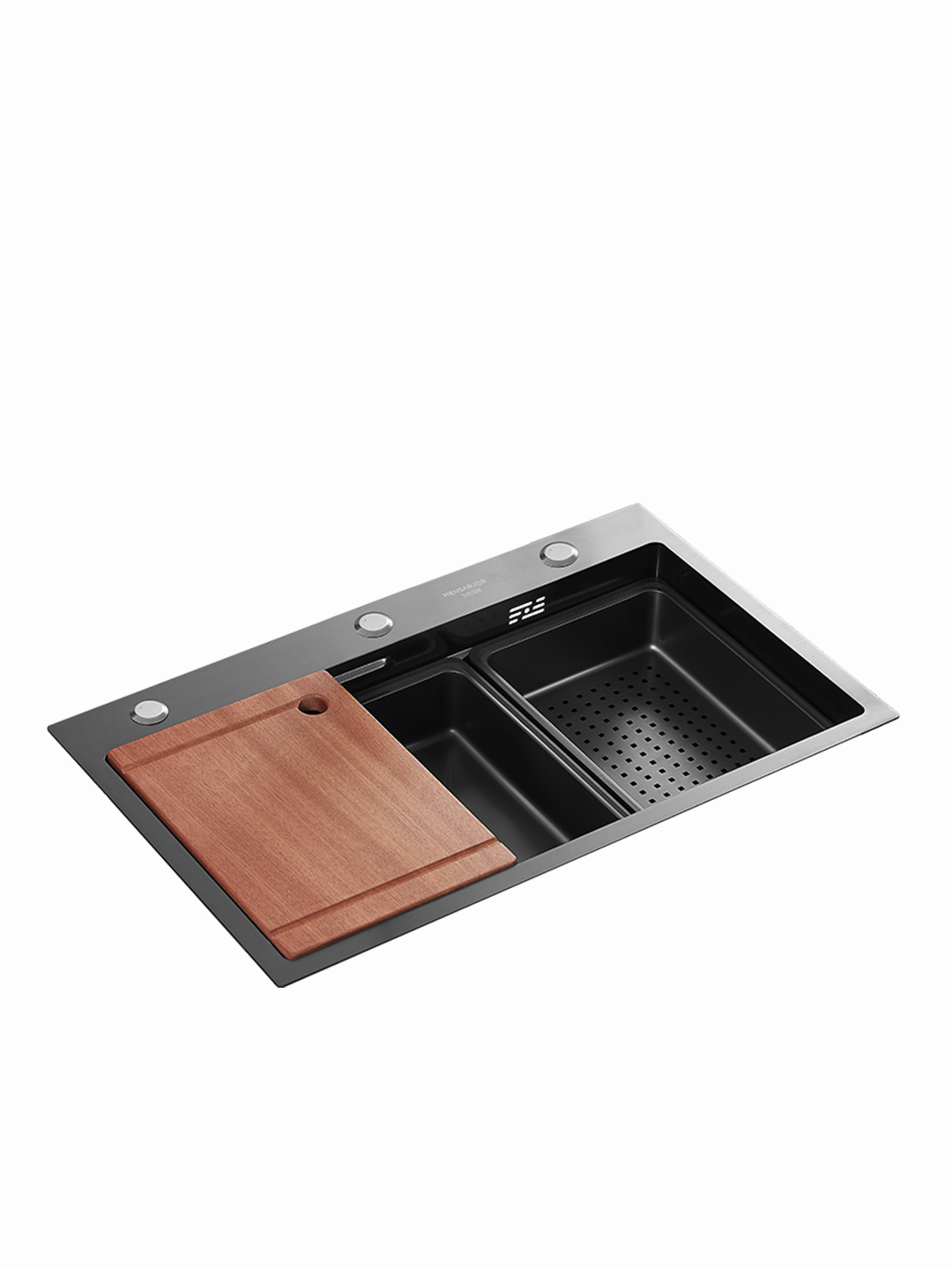 Кухонная мойка Mensarjor Multifunctional Double-step 3D Sink 680х460mm 976759 нержавеющая