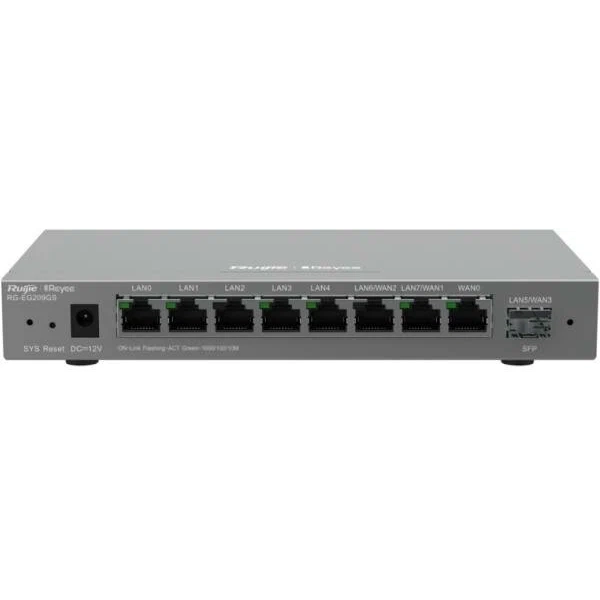 

Маршрутизатор Ruijie Networks RG-EG209GS серый (RG-EG209GS), RG-EG209GS