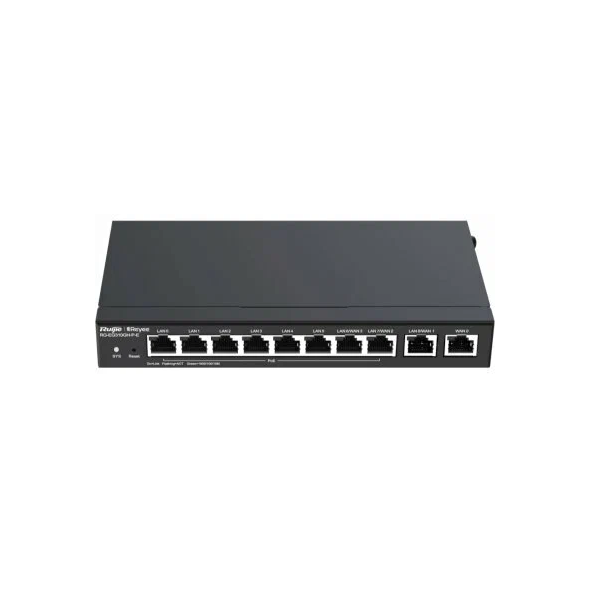 

Маршрутизатор Ruijie Networks RG-EG310GH-P-E черный (RG-EG310GH-P-E), RG-EG310GH-P-E