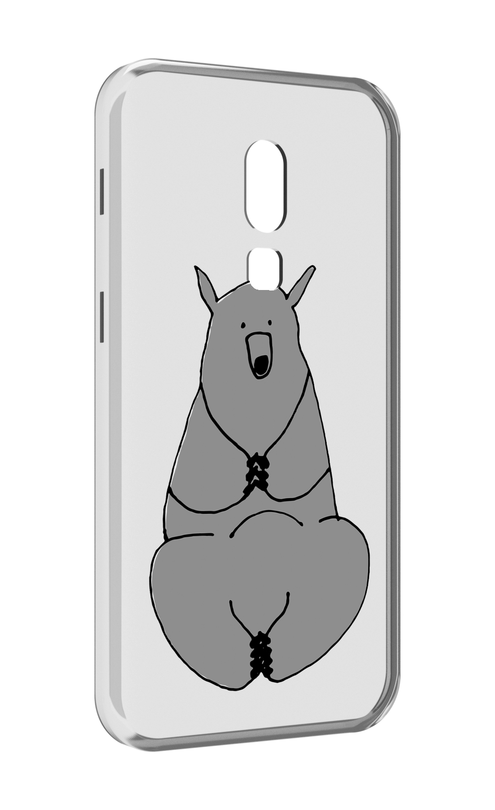 

Чехол MyPads Серый медведь для Meizu V8, Прозрачный, Tocco