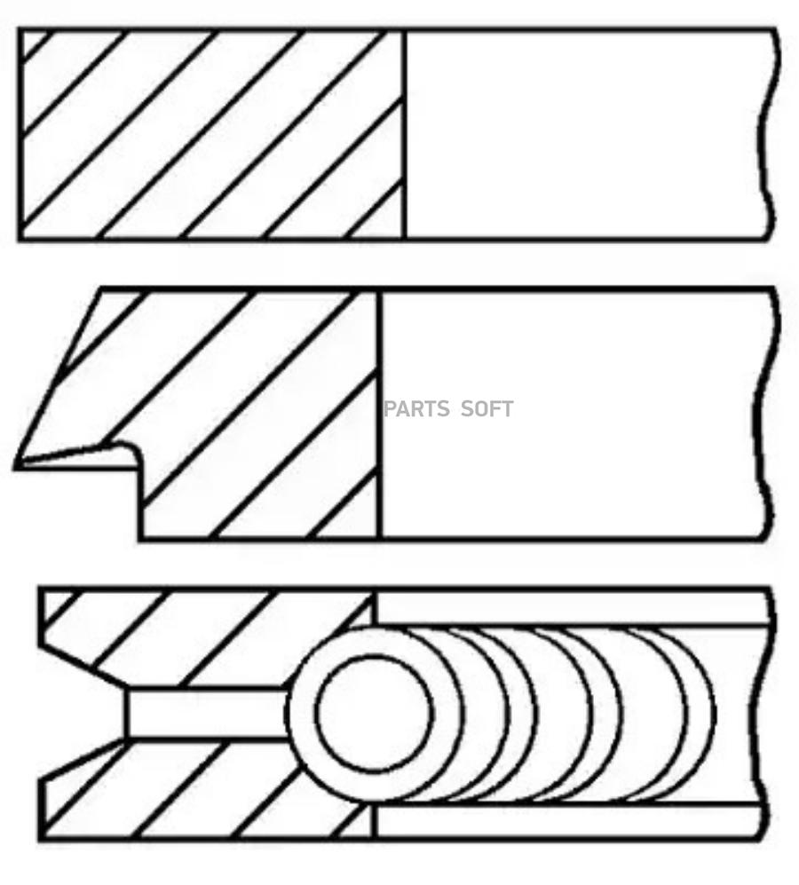 

GOETZE 0870500000 08-705000-00_кольца поршневые! d80x1.5x1.5x2 STD (1)\ BMW E36/E34/E39 M5