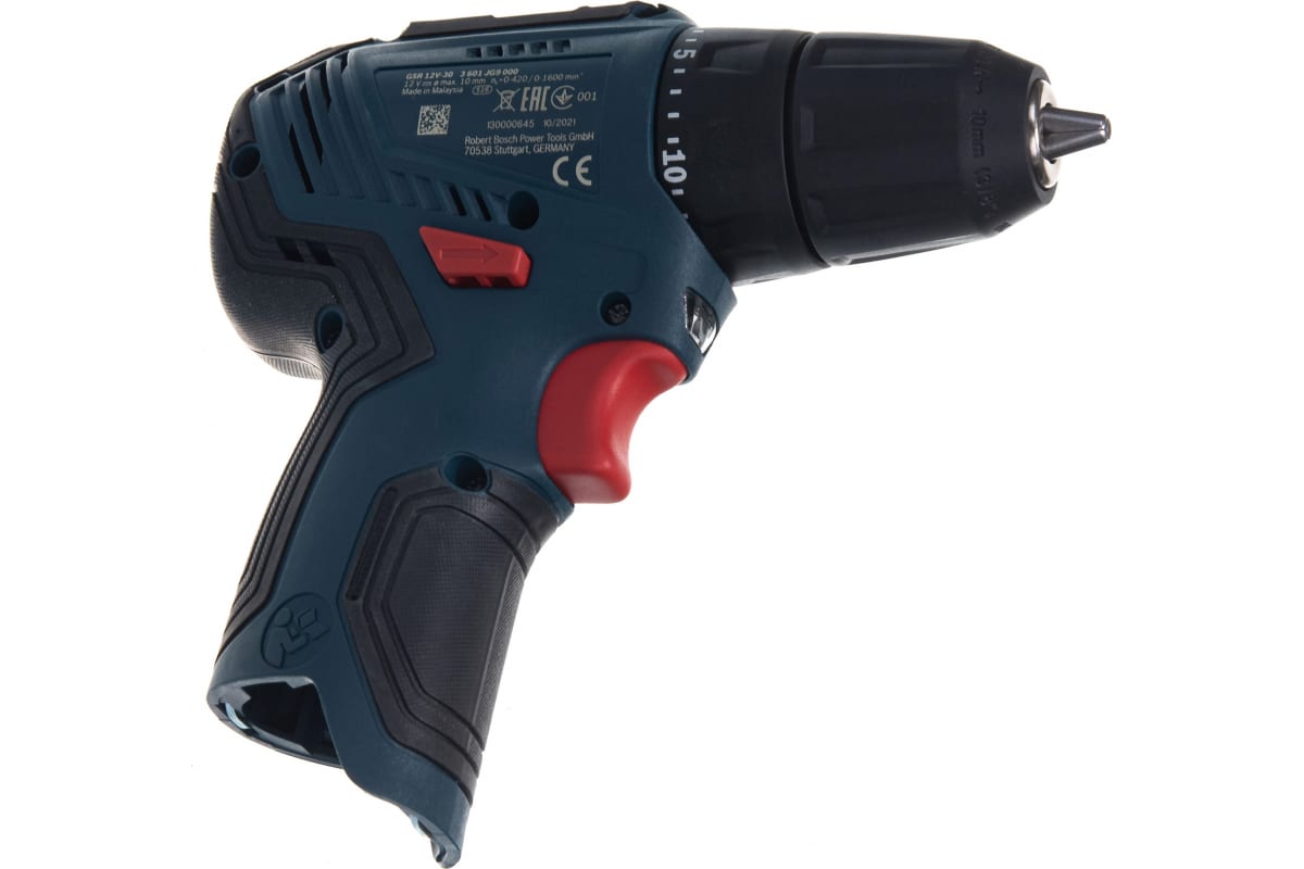 

Дрель-шуруповерт Bosch 06019G8100, От аккумулятора, 12 В, 30 Нм, 2 АКБ