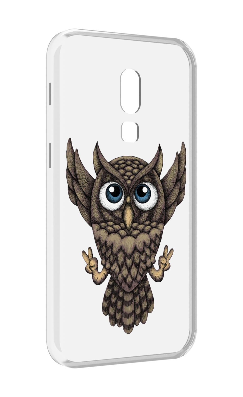 

Чехол MyPads Сова для Meizu V8, Прозрачный, Tocco