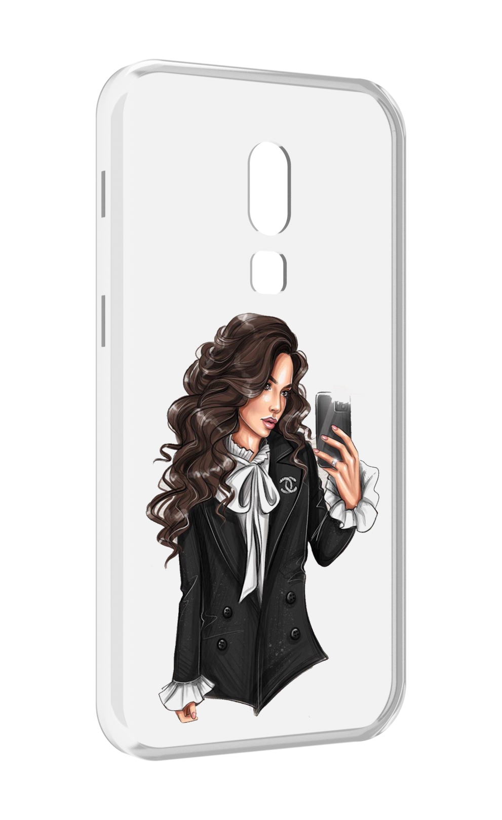 

Чехол MyPads Стильная-девушка для Meizu V8, Прозрачный, Tocco