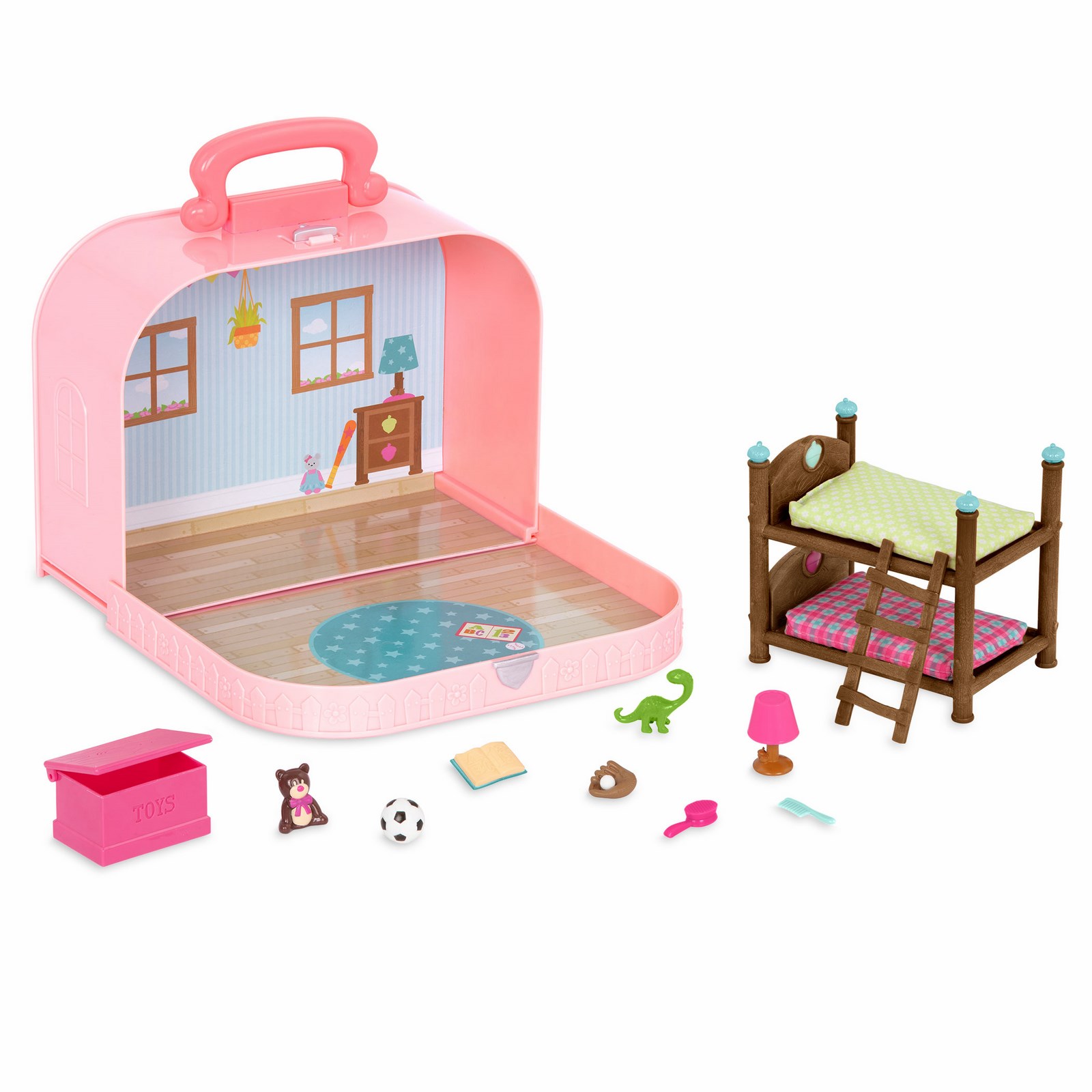 

Набор игровой Li'l Woodzeez Двуярусная кровать в чемоданчике LW6597