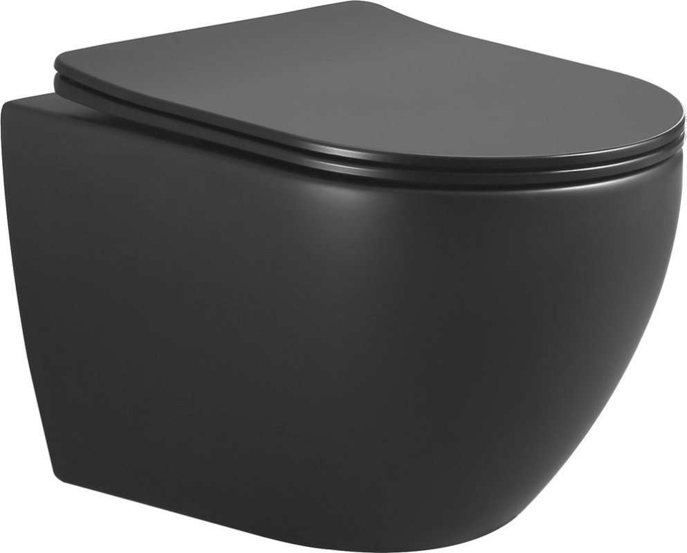 

Унитаз подвесной Boheme Nero 961 безободковый