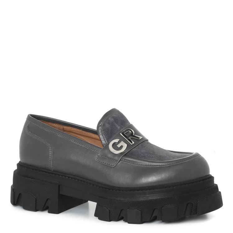 

Лоферы женские GIANNI RENZI GR444P серые 37 EU, GR444P