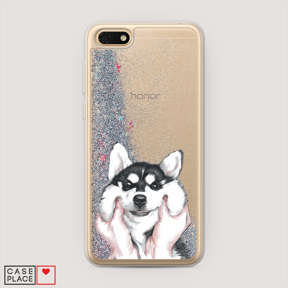 

Чехол Awog на Huawei Y5 2018 "Щечки хаски", Разноцветный, 65991-1