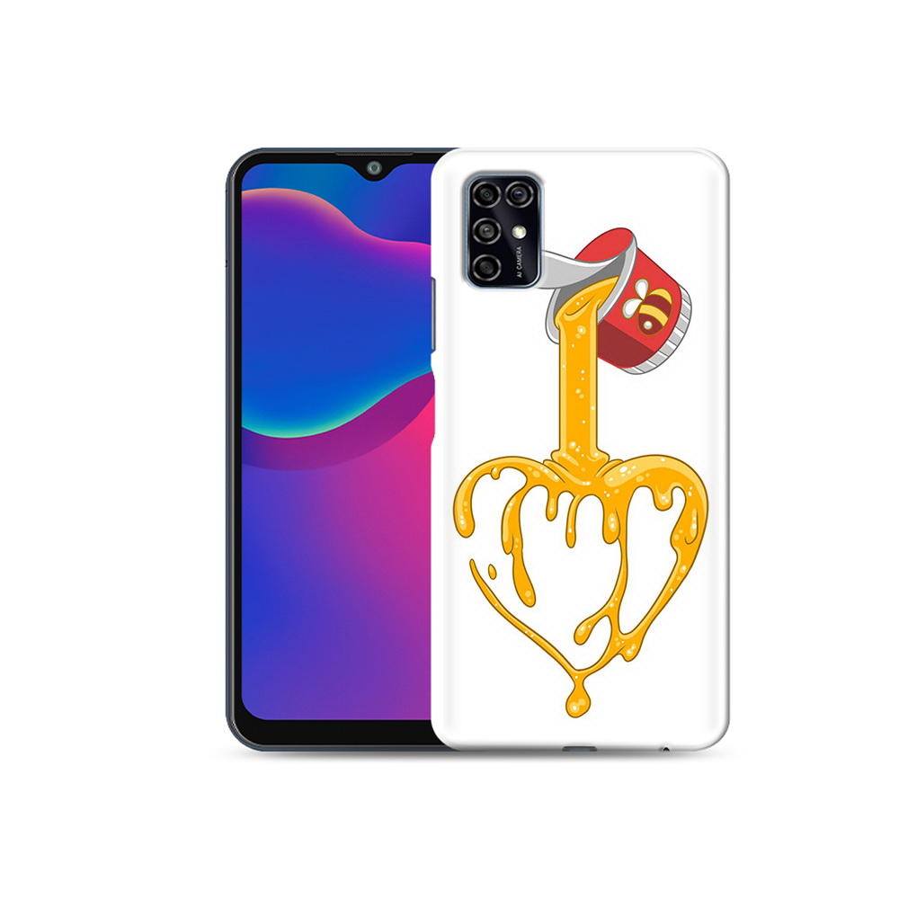 

Чехол MyPads Tocco для ZTE Blade V2020 Smart медовое сердце (PT156449.459.471), Прозрачный, Tocco