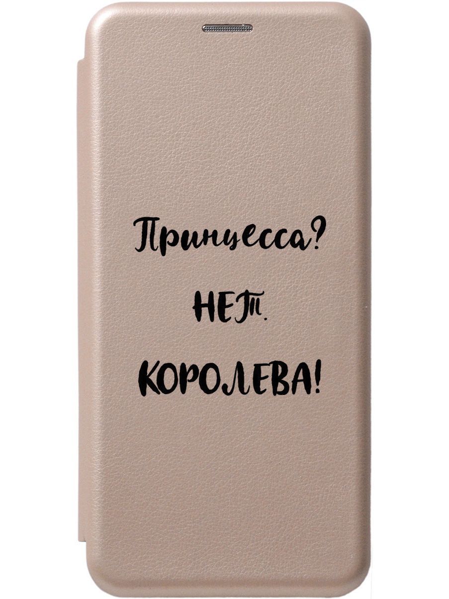 

Чехол-книжка на Honor X6 "Princes" золотой, Золотистый;черный, 158184