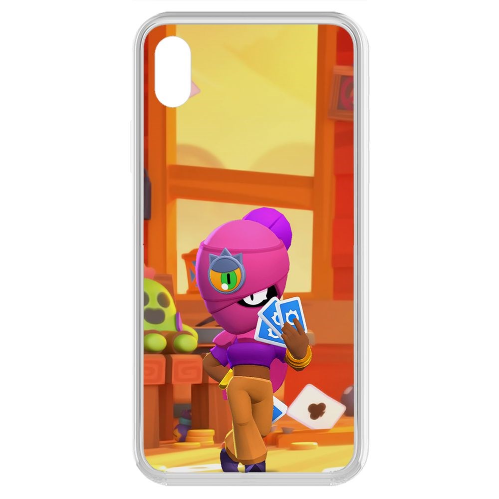 

Чехол-накладка Krutoff Clear Case Brawl Stars-Тара для iPhone XR, Прозрачный