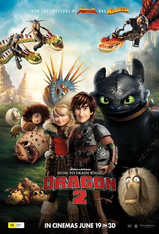 

Постер к мультфильму "Как приручить дракона 2" (How to Train Your Dragon 2) Оригинальный 6