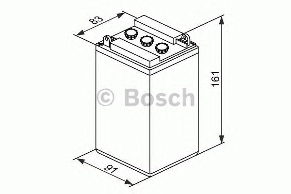 

BOSCH Аккумуляторная батарея M4 [12V 8Ah 40A B00]