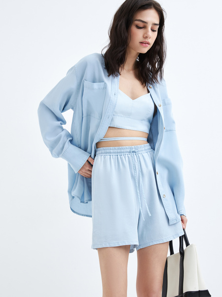 

Шорты женские ZARINA 3226473773 синие XS, Синий, 3226473773
