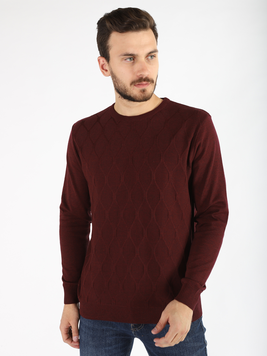 

Джемпер мужской SQ65737 A passion play бордовый 2XL, SQ65737