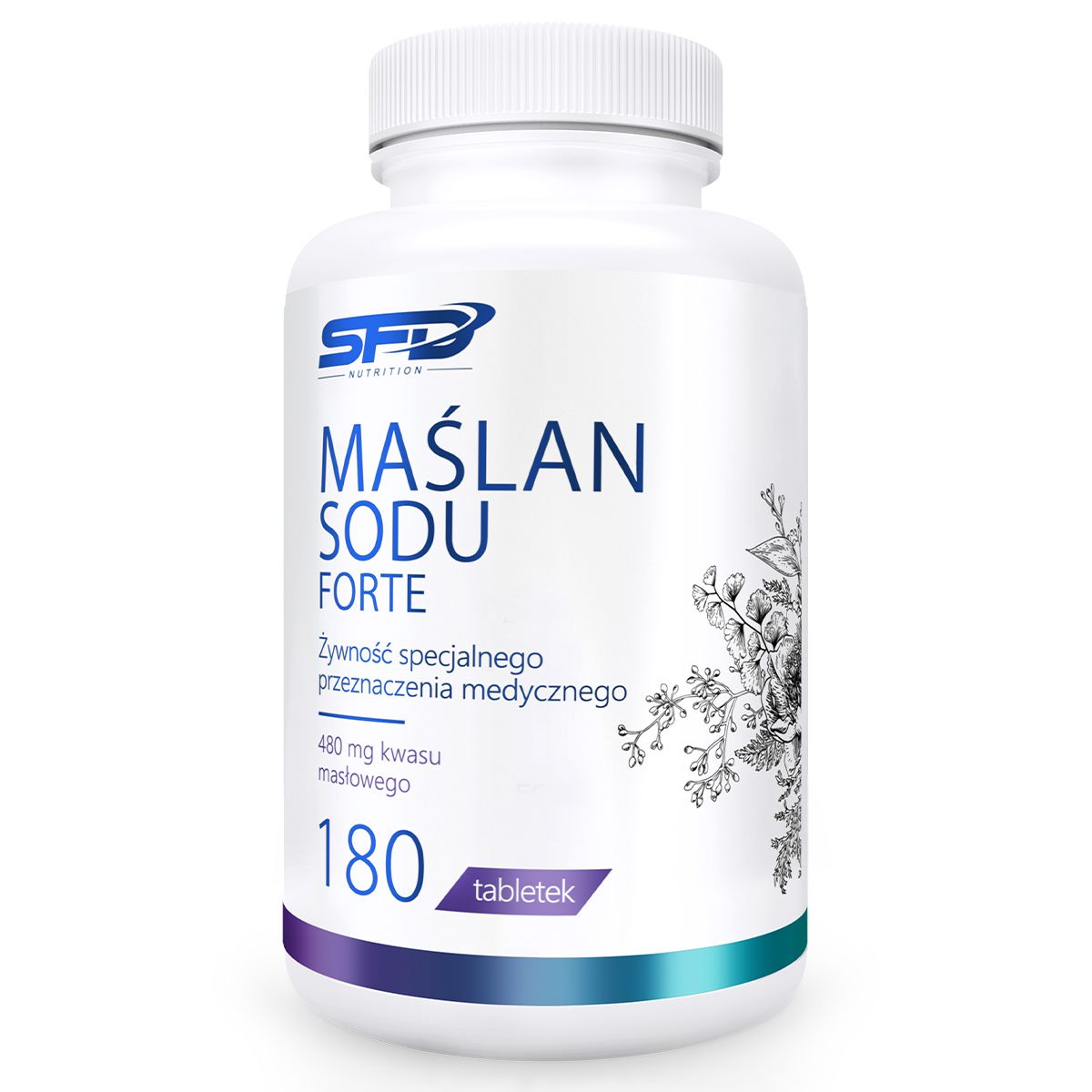 Бутират, масляная кислота SFD Nutrition Maslan Sodu Forte 180 таблеток