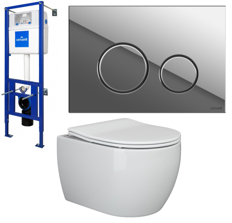 

Унитаз с инсталляцией Ceramica Nova PLAY Rimless CN3001 (инсталляция S-IN-MZ-LINK_PRO + кл