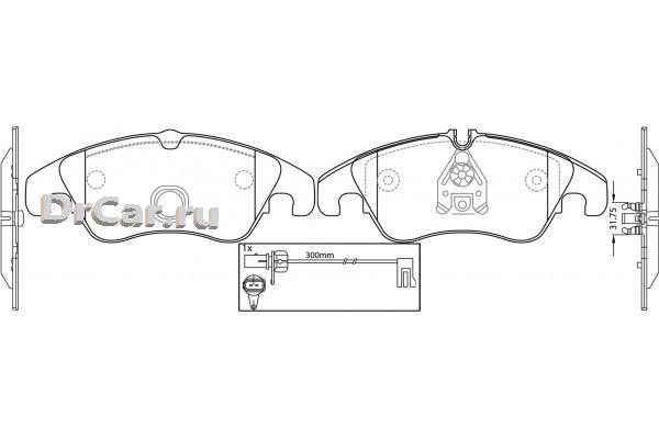 

Тормозные колодки SB Nagamochi дисковые BP33477W
