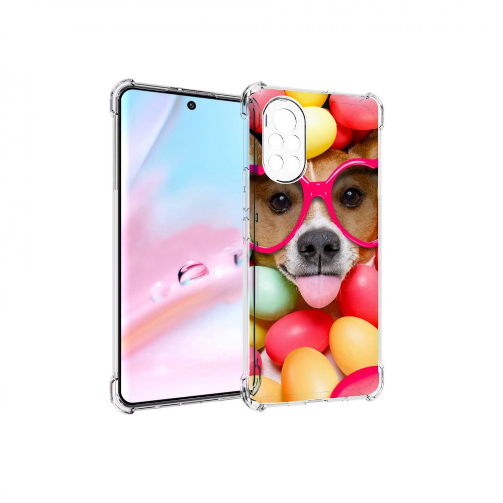 

Чехол MyPads Собака-в-яйцах для Huawei Nova 8 (ANG-LX1), Прозрачный, Tocco