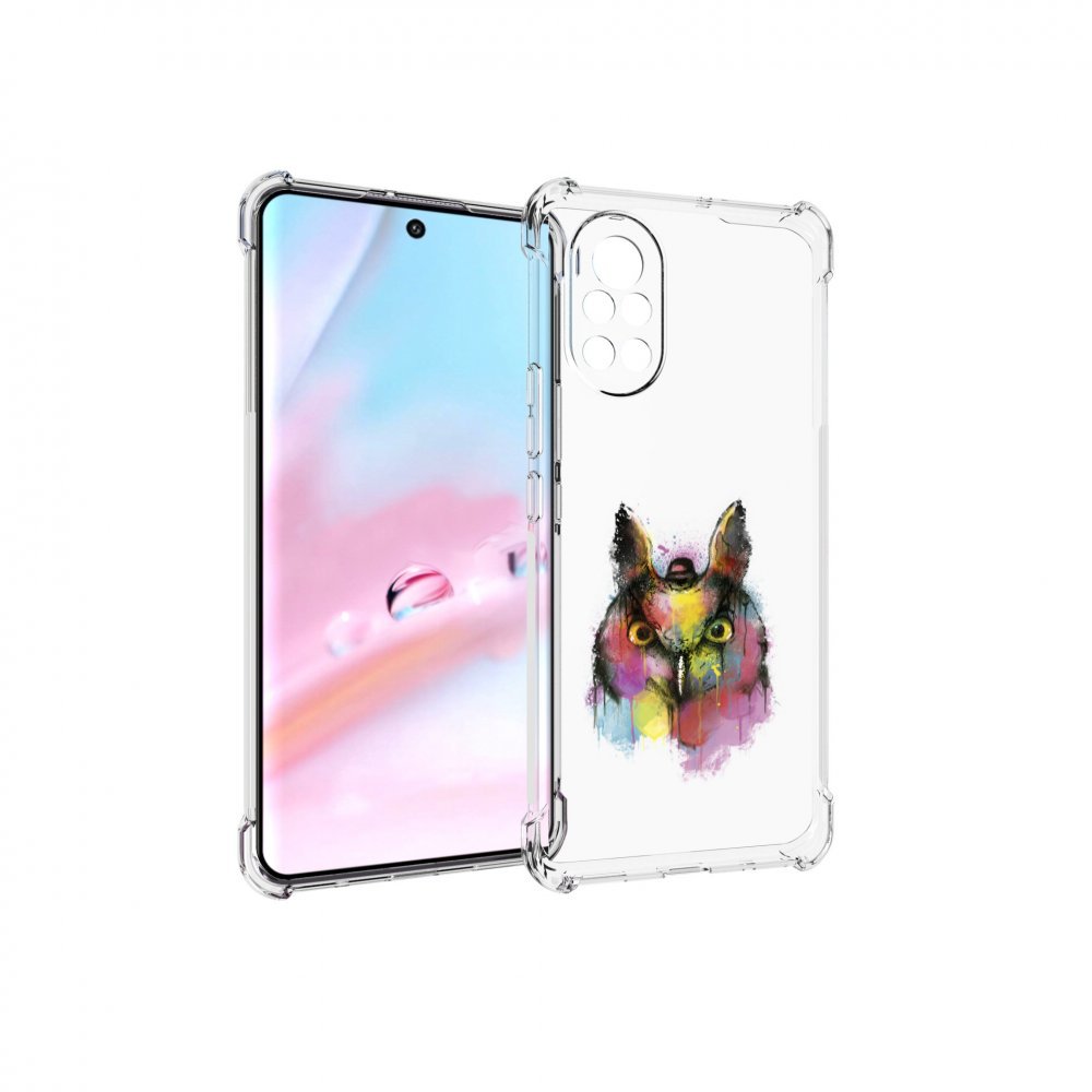

Чехол MyPads Сова 2 для Huawei Nova 8 (ANG-LX1), Прозрачный, Tocco
