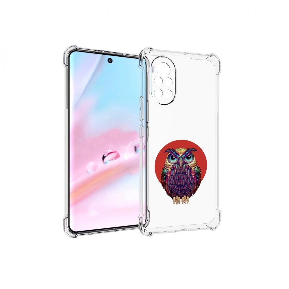 

Чехол MyPads Сова 3 для Huawei Nova 8 (ANG-LX1), Прозрачный, Tocco
