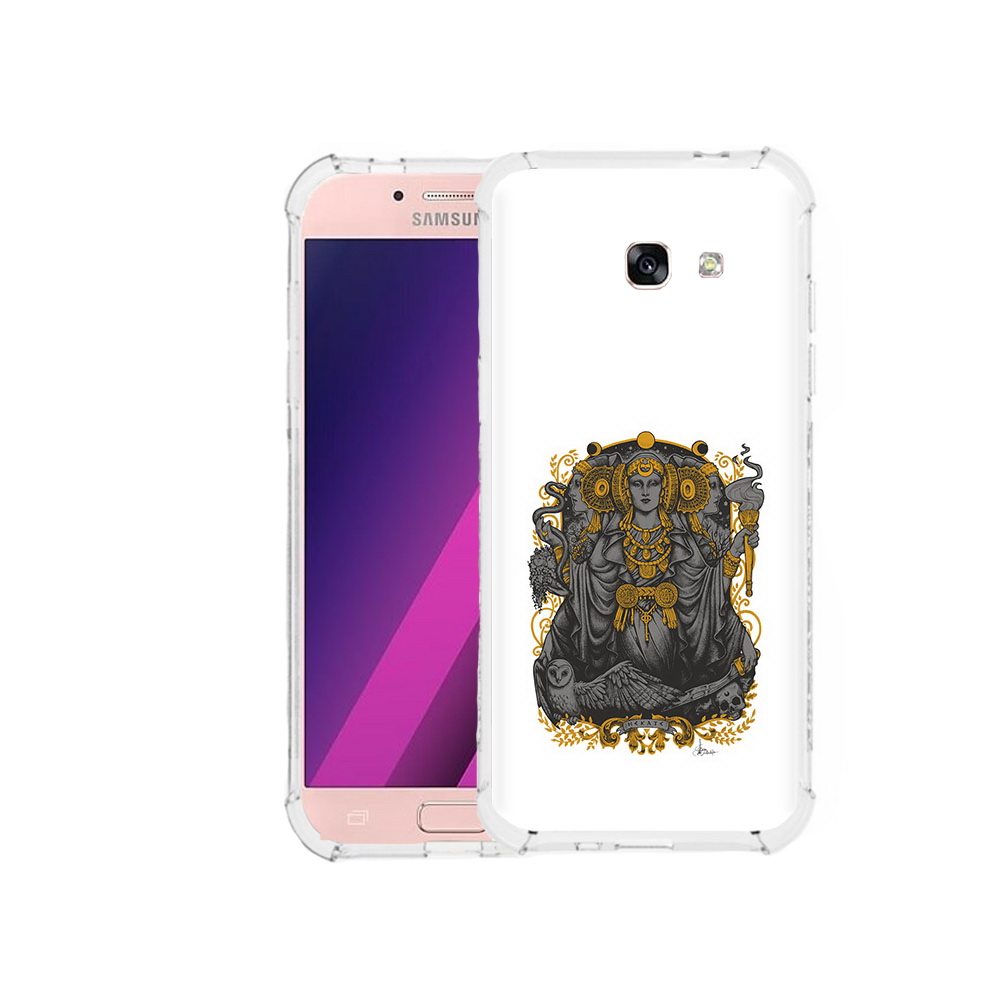 

Чехол MyPads Tocco для Samsung Galaxy A5 божество с золотыми элементами (PT51293.578.241), Прозрачный, Tocco