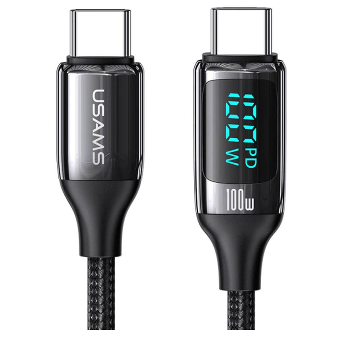 

Usams US-SJ546 U78 USB-C-USB-C 1.2 м, чёрный