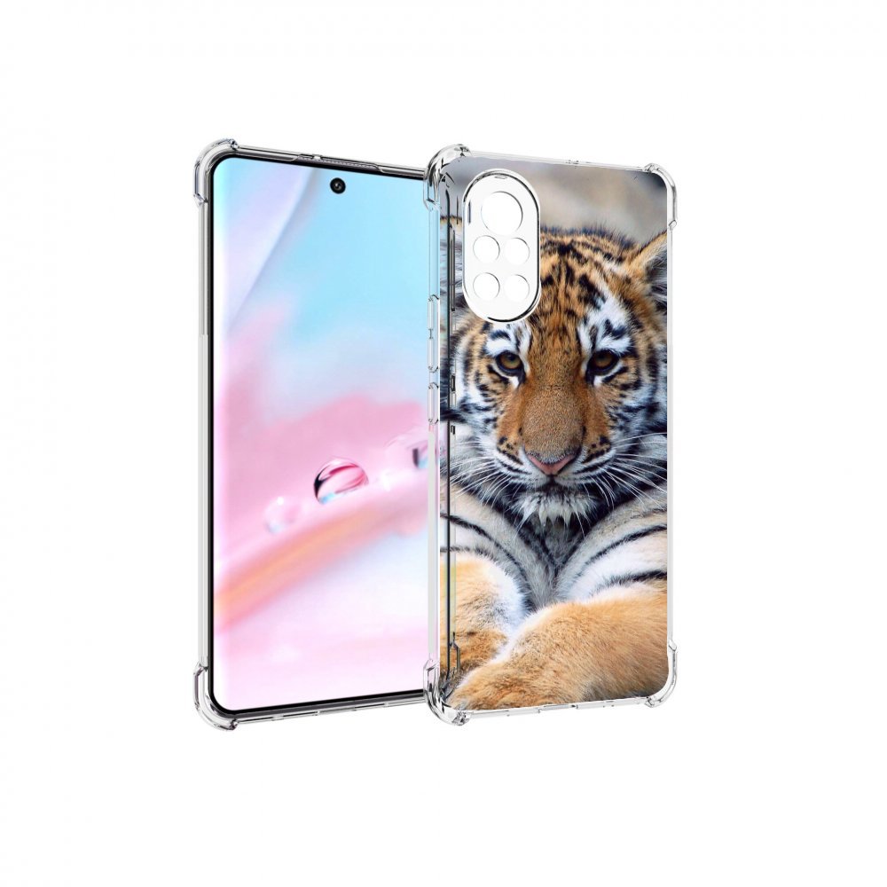 Чехол MyPads Тигренок для Huawei Nova 8 (ANG-LX1)
