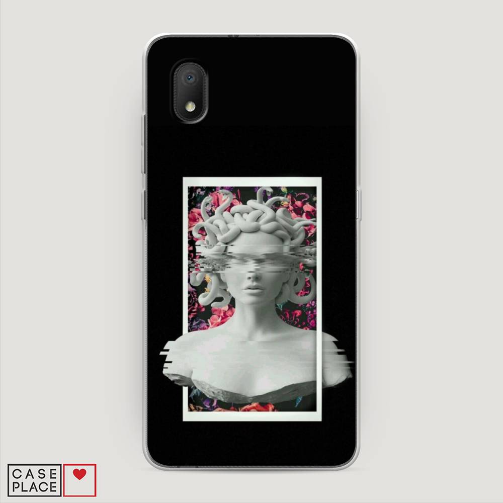 

Чехол на Alcatel 1A/1B (2020) "Web Punk Медуза Горгона", Черный;серый, 171150-6