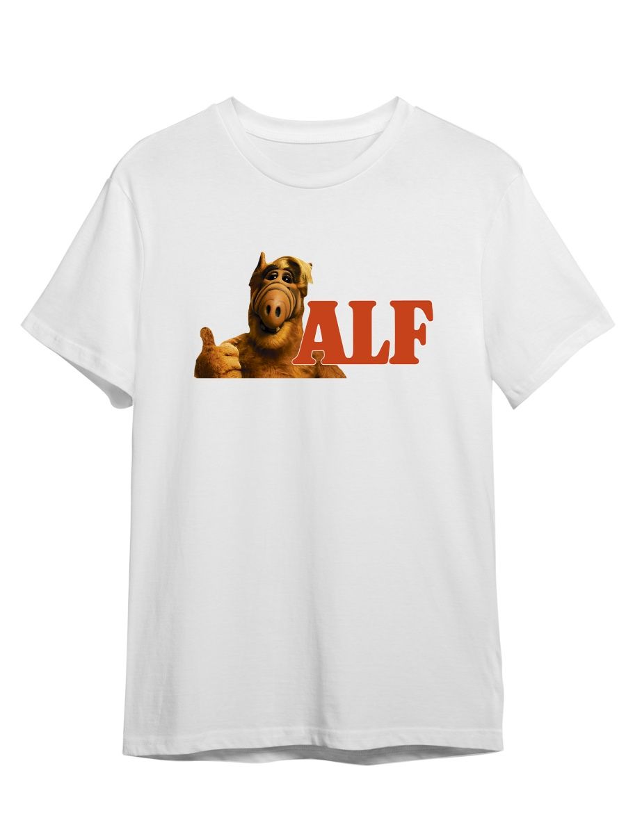 

Футболка унисекс Каждому Своё Сериал Альф/Alf/Alien Life Form SRAF2 белая 5XL, "Сериал Альф/Alf/Alien Life Form" SRAF2