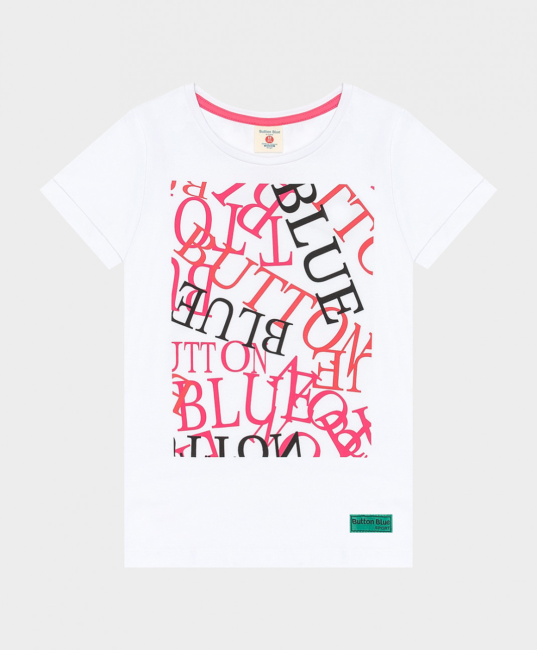 

Футболка Button Blue 221BBGJC12090225 цв. белый р. 158, 221BBGJC12090225