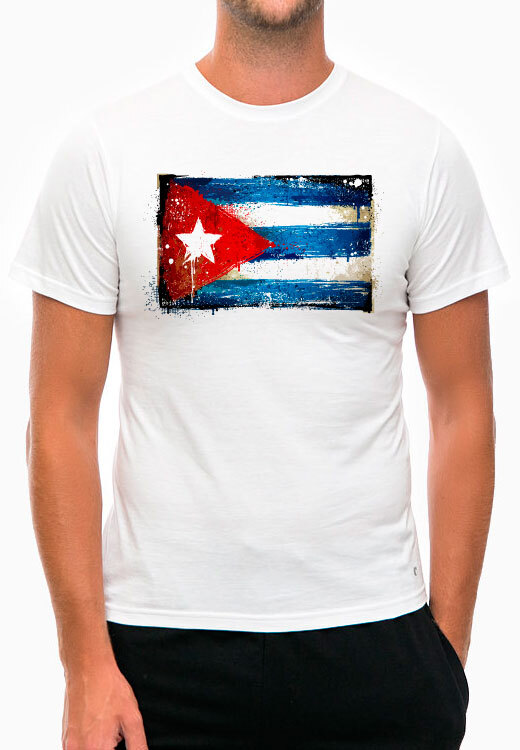 

Футболка унисекс NoBrand кубинский флаг Cuba Flag белая XL, Белый, кубинский флаг Cuba Flag