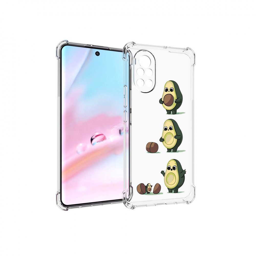 

Чехол MyPads авокадо-с-малышом для Huawei Nova 8 (ANG-LX1), Прозрачный, Tocco