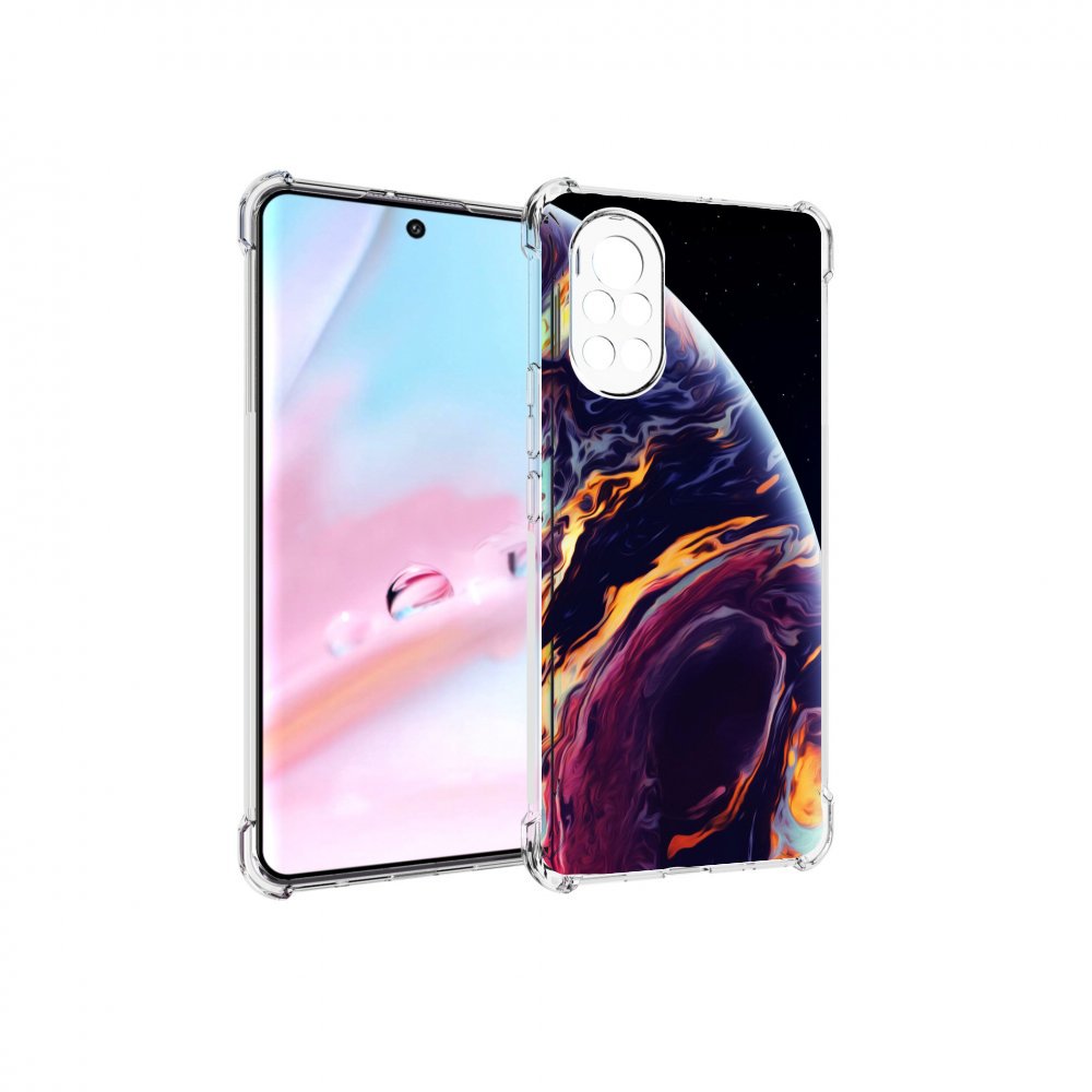 

Чехол MyPads акварельная планета для Huawei Nova 8 (ANG-LX1), Прозрачный, Tocco