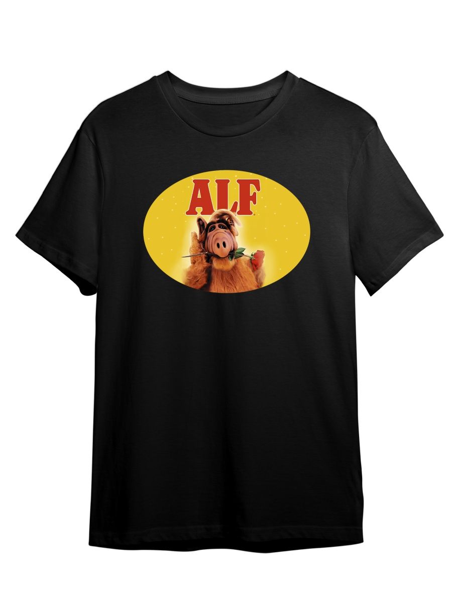 

Футболка унисекс Каждому Своё Сериал Альф/Alf/Alien Life Form SRAF5 черная 4XL, "Сериал Альф/Alf/Alien Life Form" SRAF5