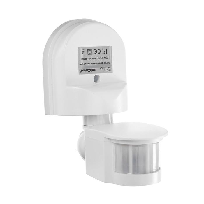 

Датчик движения ВТ-В01 бел 1200Вт д.12м IP44 VKL electric