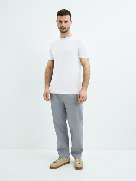 

Футболка мужская ZARINA 3225566472 белая XL, Белый, 3225566472
