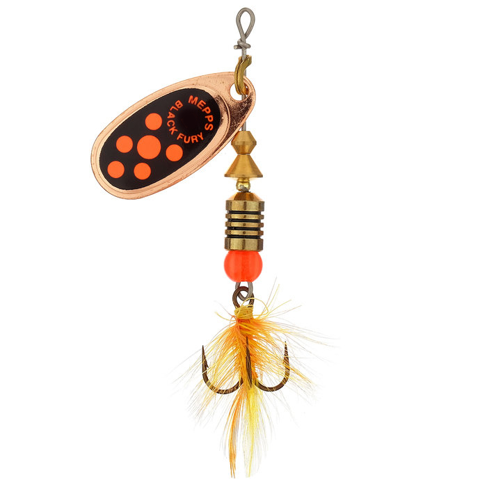 

Блесна Mepps Comet Black Fury Mouche №00 copper, Медный, Comet Black Fury Mouche