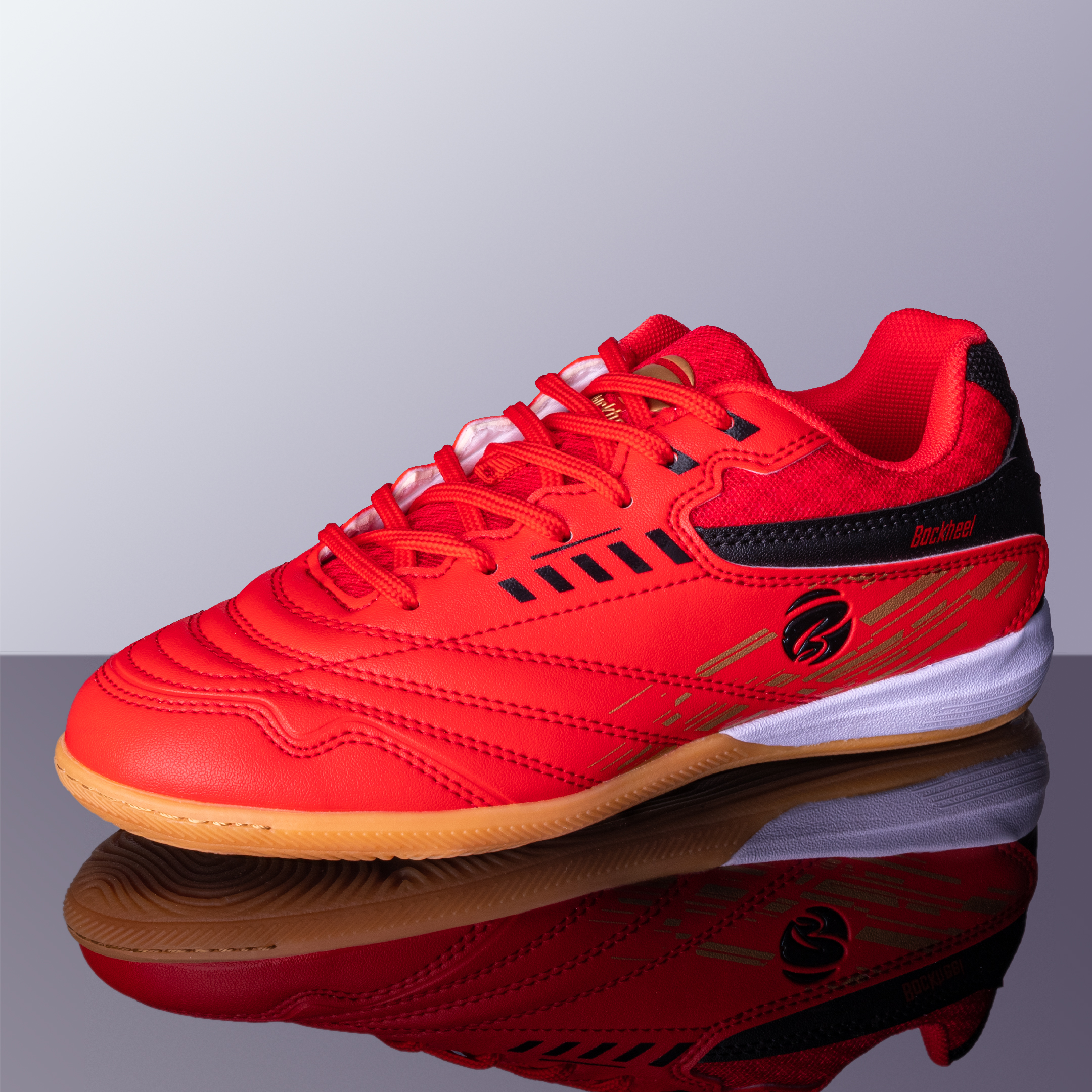 Спортивные футбольные бутсы Backheel RED 211007 для зала мужские размер 43