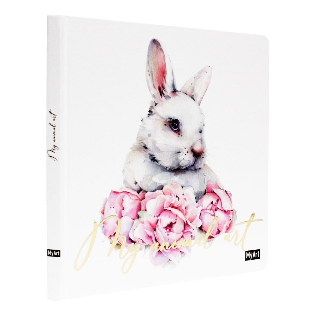Скетчбук MyArt. My animal art Кролик, 200х200, 80 страниц